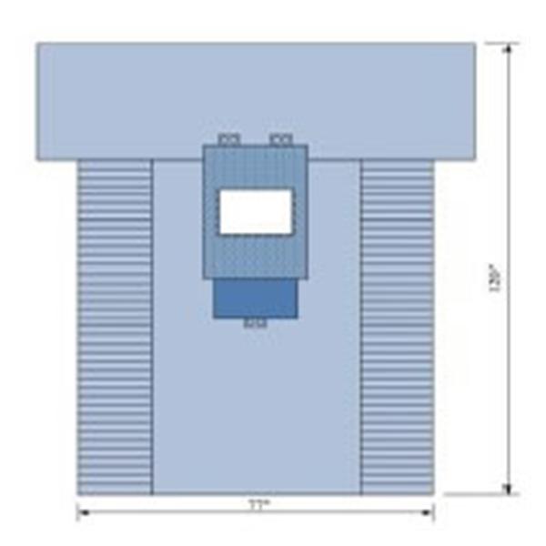 C-Core Medical Drape Breast/Chest Breast Fenestrated 77x120" Sterile 14/Ca