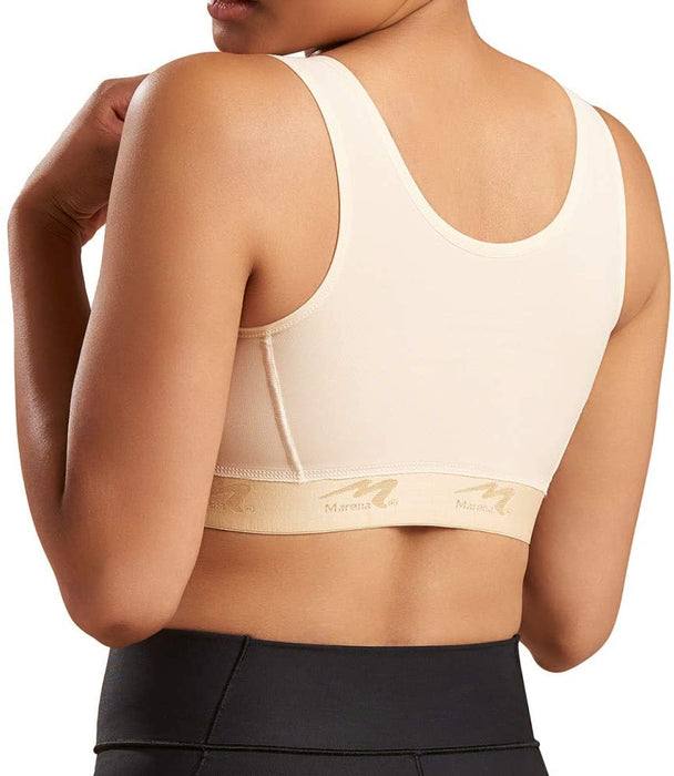 Marena Recovery Bras with Implant Stabilizers - Classic Implant Stabilizer  Bra, Size 4244, Beige - B/ISB-4244-H