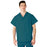 Medline AngelStat Unisex Reversible V-Neck Scrub Top with 2 Pockets - AngelStat Unisex Reversible V-Neck 2-Pocket Scrub Top with Medline Color-Coding, Size 4XL, Peacock - 610NBT4XL-CM