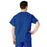 Medline AngelStat Unisex Reversible V-Neck Scrub Top with 2 Pockets - AngelStat Unisex Reversible V-Neck 2-Pocket Scrub Top with Angelica Color-Coding, Size 3XL, Sapphire - 610NHT6XL-CA