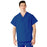 Medline AngelStat Unisex Reversible V-Neck Scrub Top with 2 Pockets - AngelStat Unisex Reversible V-Neck 2-Pocket Scrub Top with Angelica Color-Coding, Size 3XL, Sapphire - 610NHT6XL-CA