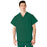 Medline AngelStat Unisex Reversible V-Neck Scrub Top with 2 Pockets - AngelStat Unisex Reversible V-Neck 2-Pocket Scrub Top with Angelica Color-Coding, Size 4XL, Emerald - 610NJT4XL-CA