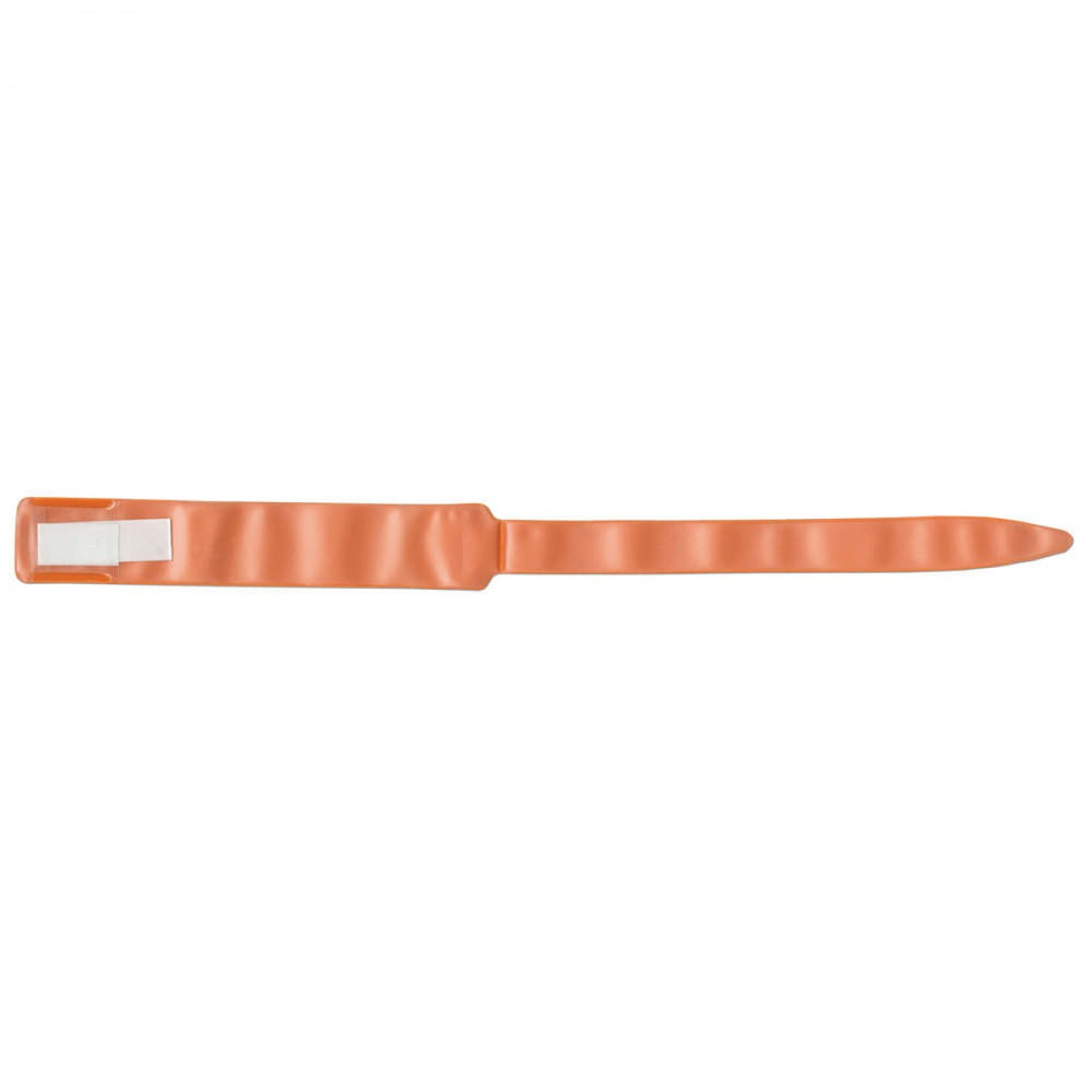 Soft-Lock Insert Wristband Vinyl X13 Adult Orange - 250 Per Box