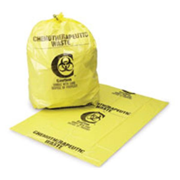 Medegen Medical Products Bag Biohazard 31x41" 20-30gal LLDPE Yellow 4mil Symbol 100/Ca