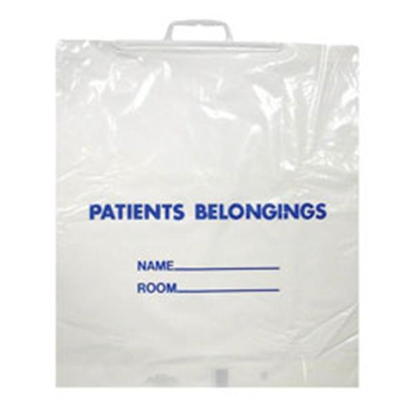 Dukal oration Bag Patient Belongings White 20x23" Plastic w/ Snap Handle 250/Ca