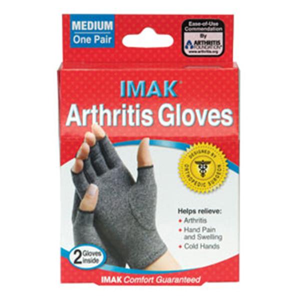 Brownmed Glove Arthritis IMAK Wrist Gray <3-1/8" Size Small 1/Pr