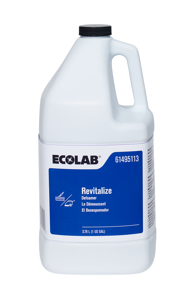 Ecolab / Microtek Revitalize Defoamer (Carpet Care) - Revitalize Defoamer, 1 Gal. - 6195113