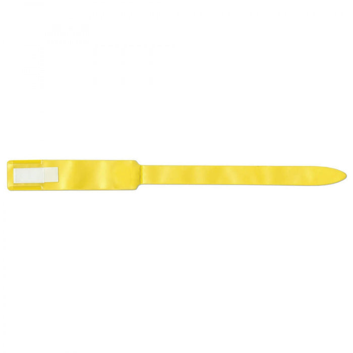 Soft-Lock Insert Wristband Vinyl X11 Adult/Pedi Yellow - 250 Per Box