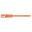 Soft-Lock Insert Wristband Vinyl X11 Adult/Pedi Orange - 250 Per Box