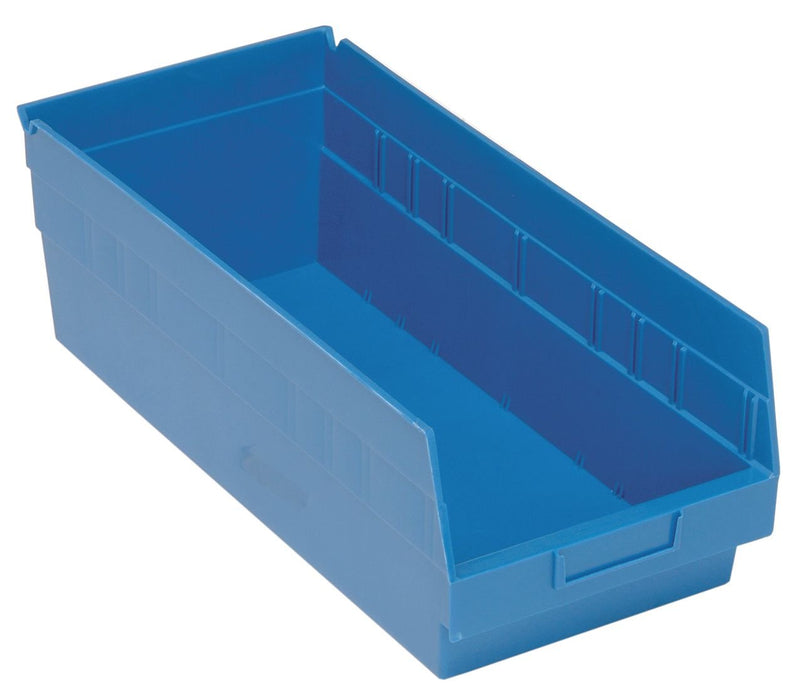 Quantum Store-Max Shelf Bins - Store-Max Bin, 17-7/8" x 8-3/8" x 8", Blue - QSB808BL