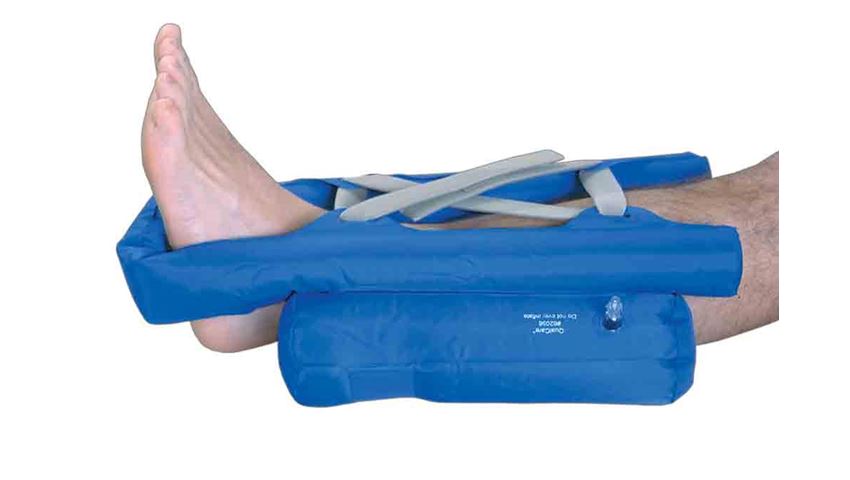 Alimed Support Splint Deluxe Heel-Free Foot Vinyl Blue 1/EA