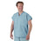 Medline AngelStat Unisex Reversible Cap Sleeve Scrub Tops - DBD-CAP REV, MISTY A-S, MDL CC, 3X-L - 620NTZXXXL-CM