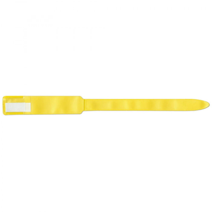 Soft-Lock Insert Wristband Vinyl X11 Adult/Pedi Yellow - 250 Per Box