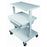 Patterson Medical Offset Shelf Cart