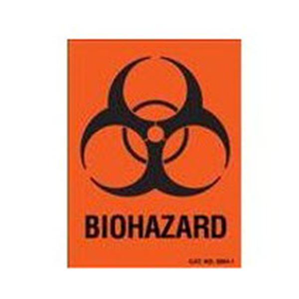 Shamrock Scientific Spec Label Informational Biohazard English 500/RL