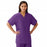 Medline AngelStat Unisex Reversible V-Neck Scrub Top with 4 Pockets - AngelStat Unisex Reversible V-Neck 4-Pocket Scrub Top with Angelica Color-Coding, Size 4XL, Regal Purple - 630NRP4XL-CA