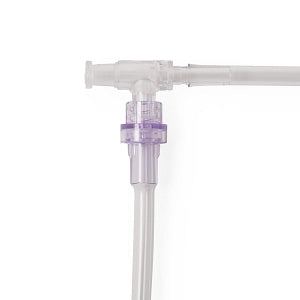 Namic Closed Fluid Systems - Waste Bag with Single 72" IV Tubing Line, Vented Spike Head, Female Luer Lock - H965640009341