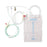 Namic Closed Fluid Systems - Waste Bag with Two 72" IV Tubing Line, Vented Spike Head, 3-Way Stopcock, Drape Clip, Female Luer Lock - H965640009451