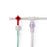 Namic Closed Fluid Systems - Waste Bag with Two 72" IV Tubing Line, Vented Spike Head, 3-Way Stopcock, Double Check Valve for Contrast Management, Female Luer Lock - H965640009551