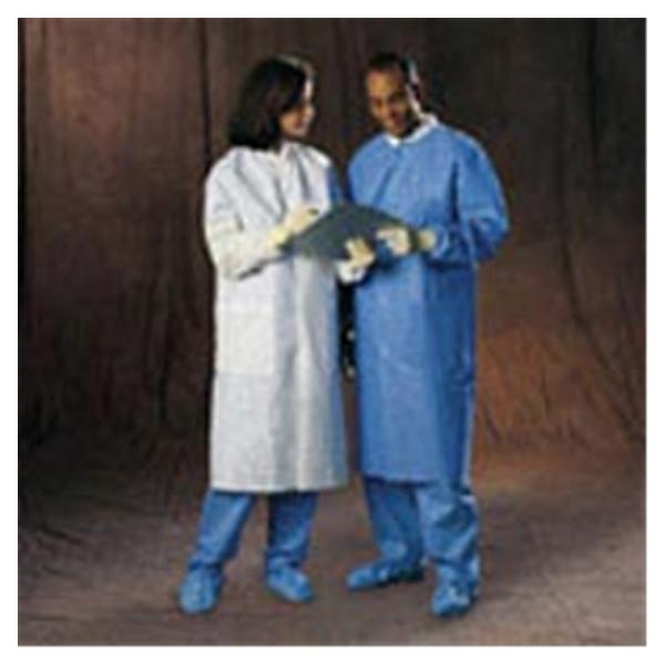 O & M Halyard Lab Coat Basic 2X Large Blue 25/Ca (10034)