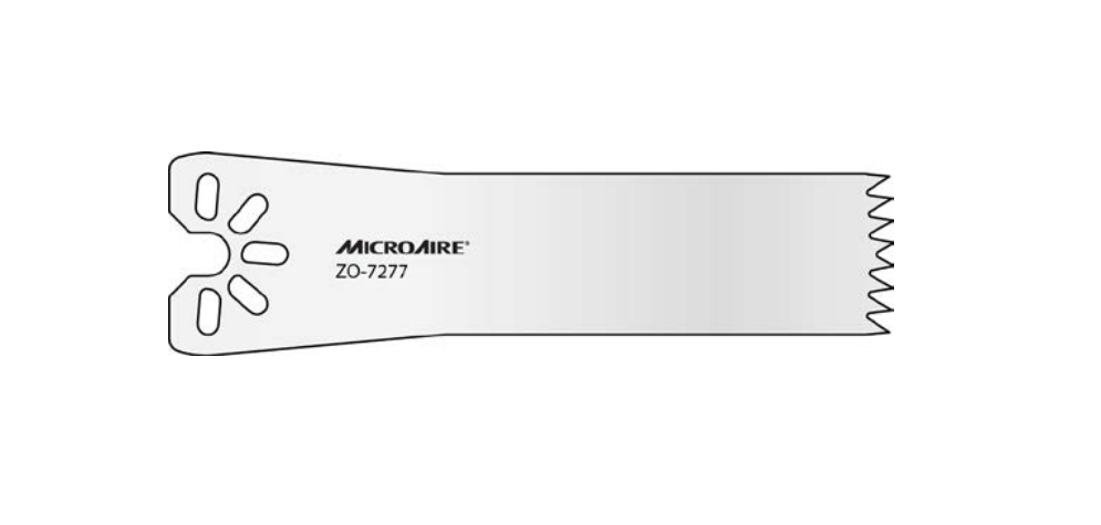 Microaire Surgical Oscillating Blades - BLADE, SAW, OSC, LARGE, 19.5MMX71MMX0.9MM - ZO-7277