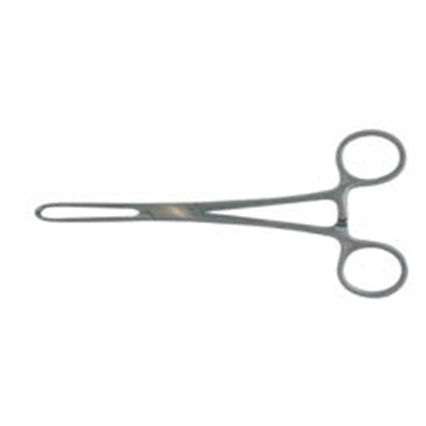 Hermann Medizentechnik Forcep Tissue Allis 6" Oval Tip Serrated 4x5 Teeth SS Ea