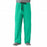 Medline Unisex 100% Cotton Reversible Drawstring Scrub Pants - 100% Cotton Reversible Scrub Pants, Jade, Unisex Size L - 649MJSL