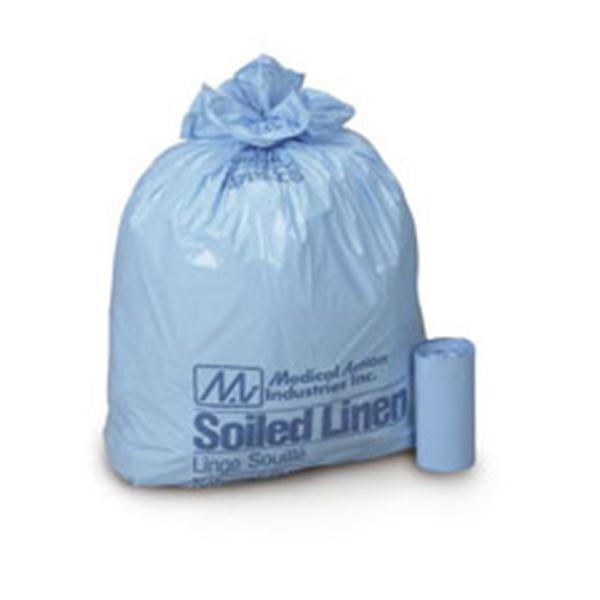 Medegen Medical Products Bag Infectious Linen 30-1/2x43" 20-30g HDPE Ylw/Blk 14mic 250/Ca