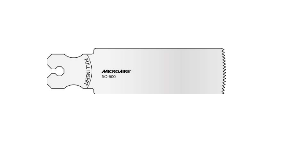 Microaire Surgical Oscillating Blades - BLADE, SAW, OSC, LARGE, 25.4MMX70MMX1MM - SO-600