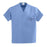 Medline Unisex 100% Cotton Reversible Hyperbaric Scrub Top with Pockets - Unisex 100% Cotton Reversible Hyperbaric Scrub Top with Medline Color-Coding, Size 5XL, Ceil Blue - 658MHS5XL-CM