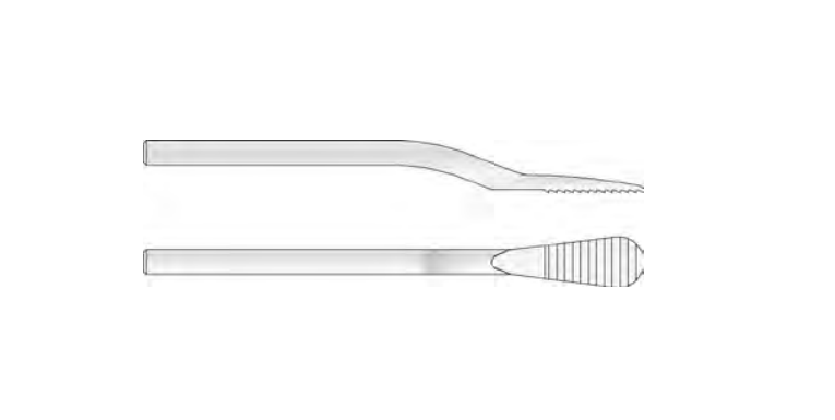 Microaire Surgical Instruments Straight Cut Rasps - Straight Cut Rasp, 6.5 mm - ZR-081