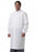 Medline Unisex ASEP Barrier Lab Coats - Unisex Barrier Lab Coat without Pockets, White, Size XS - 6623BQWNPXS