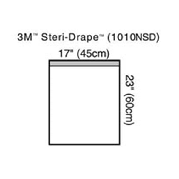 3M Medical Products Drape Surgical Steri-Drape Non-Fenestrated 17x23" Clear NS 100/Ca