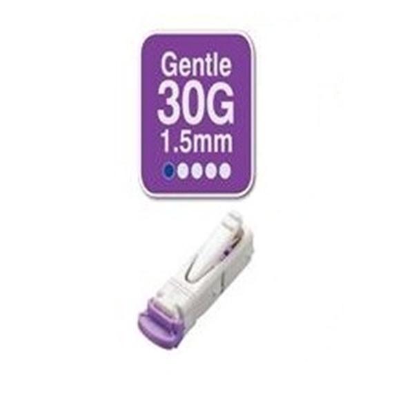 Owen Mumford Lancet Unistik 3 30gx1.5mm Sterile Purple Incision Device 100/Bx