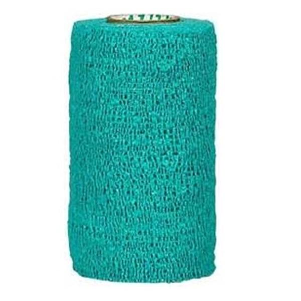 Andover Coated Products Bandage CoFlex Compression Elastic 1"x5yd Ltx NS Chsv Teal 30/Bx