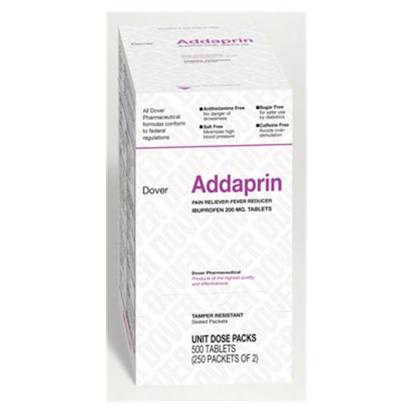 Medique Pharmaceuticals Addaprin 200mg Tablets Film Coated 250x2/Bx