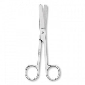 Centurion Centurion Scissors - 6-1/2" (16.5 cm) Sterile Straight Centurion Scissors with Blunt / Blunt Tips, Single Use - 66995