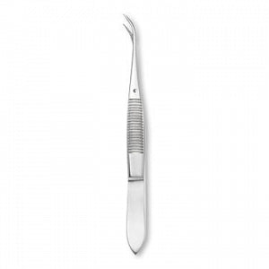 Centurion Centurion Iris Tissue Forceps - 4" (10.2 cm) Sterile Centurion Half Curve Iris Tissue Forceps, Single Use - 67005