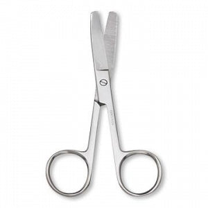 Centurion Centurion Scissors - 4-1/2" (11.4 cm) Sterile Curved Centurion Scissors with Blunt / Blunt Tips, Single Use - 67025