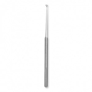 Centurion Centurion Buck Ear Curettes - 6-1/2" (16.5 cm) Sterile Centurion Blunt Angled Buck Ear Curette, Size 1, Single Use - 67050