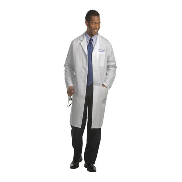 Fashion Seal Lab Coat Kn Lgnth Ctn M Wht Sz 40 41" Ea (423-40)