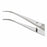 Centurion Centurion Serrated Umbilical Forceps - 4" (10.1 cm) Sterile Centurion Iris Forceps with Umbilical Serrated 1/2 Curve Sharp / Sharp Tips, Lil' Tips, Single Use - 67410