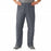 Medline AngelStat Unisex Elastic Waist Cargo Scrub Pants - AngelStat Unisex Elastic Waist Cargo Scrub Pants, Size 4XL Regular Inseam, Charcoal - 674NCC4XLM