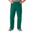 Medline AngelStat Unisex Elastic Waist Cargo Scrub Pants - AngelStat Unisex Elastic Waist Cargo Scrub Pants, Size 4XL Regular Inseam, Hunter Green - 674NHG4XLM