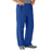 Medline AngelStat Unisex Elastic Waist Cargo Scrub Pants - AngelStat Unisex Elastic Waist Cargo Scrub Pants, Size 4XL Regular Inseam, Sapphire - 674NHT4XLM