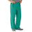 Medline AngelStat Unisex Elastic Waist Cargo Scrub Pants - AngelStat Unisex Elastic Waist Cargo Scrub Pants, Size 5XL Long Inseam, Emerald - 674NJT5XLM