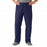 Medline AngelStat Unisex Elastic Waist Cargo Scrub Pants - AngelStat Unisex Elastic Waist Cargo Scrub Pants, Size 4XL Regular Inseam, Navy - 674NNT4XLM