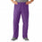 Medline AngelStat Unisex Elastic Waist Cargo Scrub Pants - AngelStat Unisex Elastic Waist Cargo Scrub Pants, Size 4XL Regular Inseam, Regal Purple - 674NRP4XLM