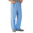 Medline AngelStat Unisex Elastic Waist Cargo Scrub Pants - AngelStat Unisex Elastic Waist Cargo Scrub Pants, Size 4XL Regular Inseam, Ceil Blue - 674NTH4XLM