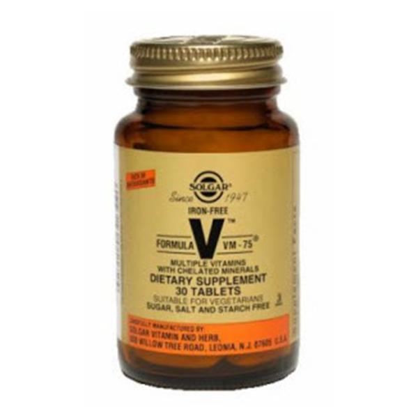 Solgar Vitamin & Herb Formula VM-75 Supplement Multivitamin Tablets 90/Bt (33984011748)